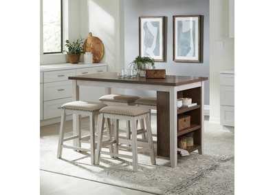 Image for Brook Creek 5 Pc Counter Set - Two Tone