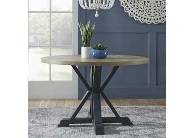 Image for Lakeshore Single Pedestal Table - Navy