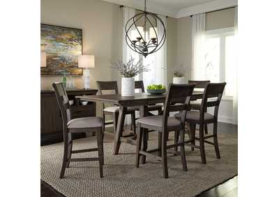 Image for Double Bridge 7 Piece Gathering Table Set