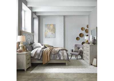 Image for Belmar California King Panel Bed, Dresser & Mirror, Nightstand