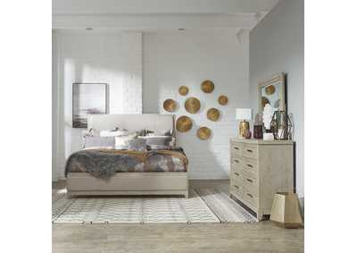 Image for Belmar California King Upholstered Bed, Dresser & Mirror