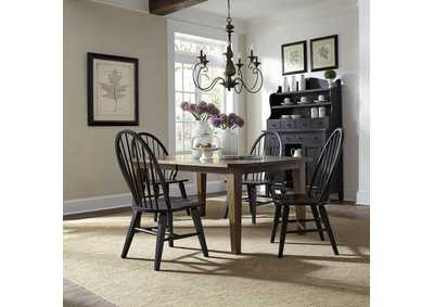 Image for Hearthstone Ridge 5 Piece Rectangular Table Set