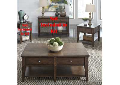 Image for Lake House 3 Piece Set (1 - Cocktail 2 - End Tables)