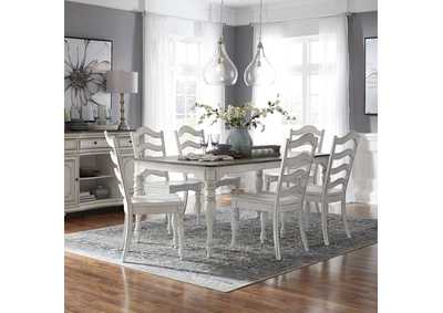 Image for Magnolia Manor 7 Piece Leg Table Set