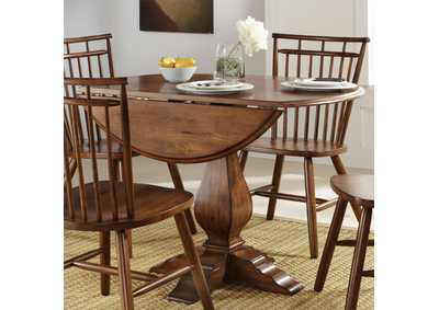 Creations II Tobacco Drop Leaf Dining Table