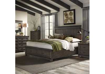 Image for Thornwood Hills King Storage Bed, Dresser & Mirror, Chest, Nightstand