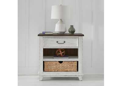 Image for River Place Bedside Chest with Charging Station