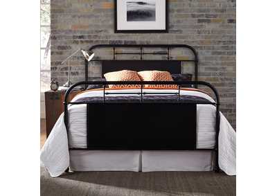 Image for Vintage Series Queen Metal Bed - Black