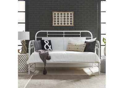 Image for Vintage Series Twin Metal Day Bed - Antique White