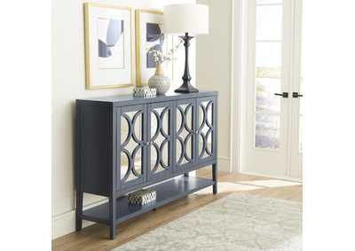 Image for Circle View Four Door Accent Cabinet
