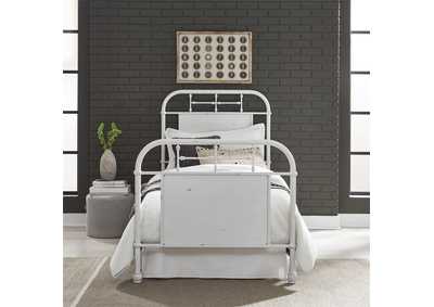 Image for Vintage Series Full Metal Bed - Antique White