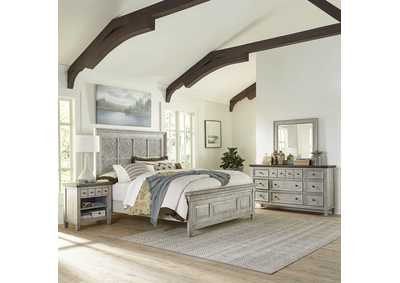 Image for Heartland King Opt California Panel Bed, Dresser & Mirror, Nightstand