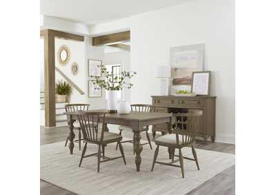 Image for Americana Farmhouse 5 Piece Rectangular Table Set