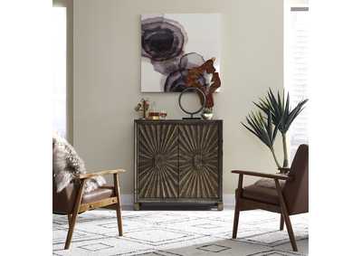 Image for Chaucer 2 Door Wine Accent Cabinet