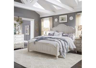 Image for Farmhouse Reimagined King Poster Bed, Dresser & Mirror, Nightstand