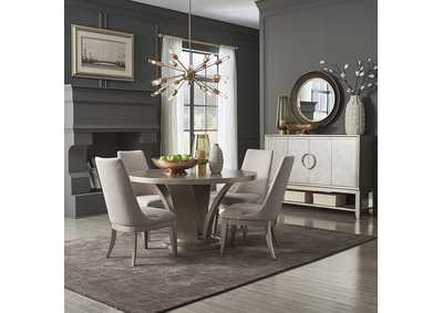 Image for Montage 5 Piece Pedestal Table Set