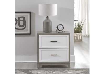 Palmetto Heights 2 Drawer Nightstand with Charging Station