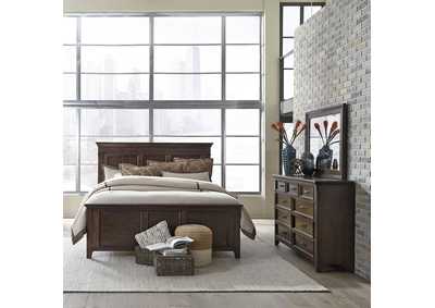 Image for Saddlebrook Queen Panel Bed, Dresser & Mirror