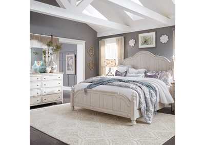 Image for Farmhouse Reimagined King Poster Bed, Dresser & Mirror