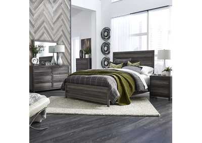 Image for Tanners Creek California King Panel Bed, Dresser & Mirror, Chest, Nightstand