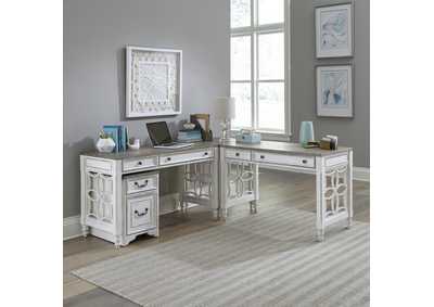 Magnolia Manor Opt L Shaped Desk Set