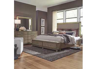 Image for Canyon Road King Storage Bed, Dresser & Mirror