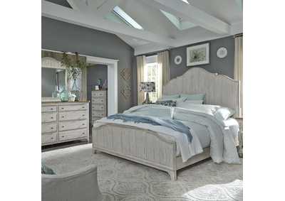 Image for Farmhouse Reimagined California King Panel Bed, Dresser & Mirror, Chest