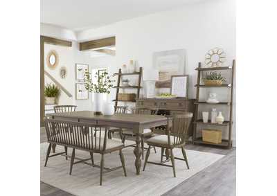 Image for Americana Farmhouse 6 Piece Rectangular Table Set