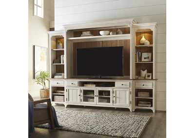 Image for Farmhouse Reimagined Entertainment Center with Piers