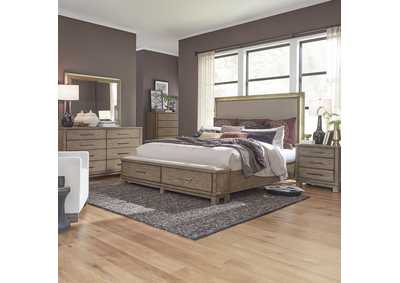 Image for Canyon Road King Storage Bed, Dresser & Mirror, Chest, Nightstand