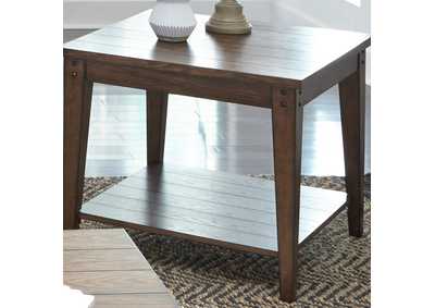 Image for Lake House Square Lamp Table