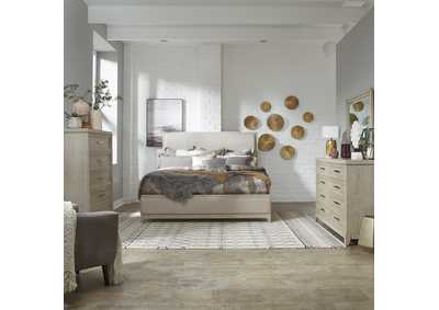 Image for Belmar California King Upholstered Bed, Dresser & Mirror, Chest