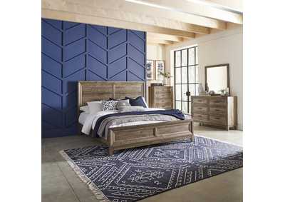 Image for Ridgecrest King Panel Bed, Dresser & Mirror, Chest