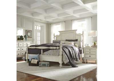 Image for High Country King Poster Bed, Dresser & Mirror, Nightstand