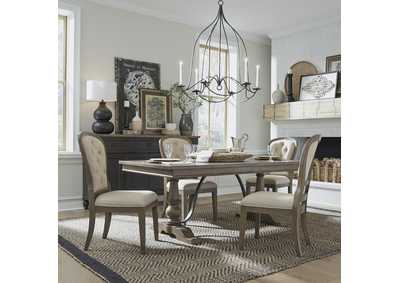 Image for Americana Farmhouse Optional 5 Piece Trestle Table Set