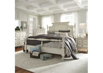 Image for High Country King Poster Bed, Dresser & Mirror, Chest, Nightstand