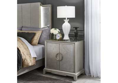 Image for Montage Door Bedside Chest with Charging Station