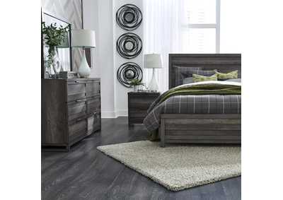 Image for Tanners Creek California King Panel Bed, Dresser & Mirror, Nightstand