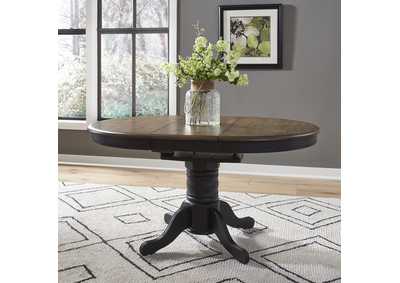 Image for Carolina Crossing Pedestal Table Set - Black