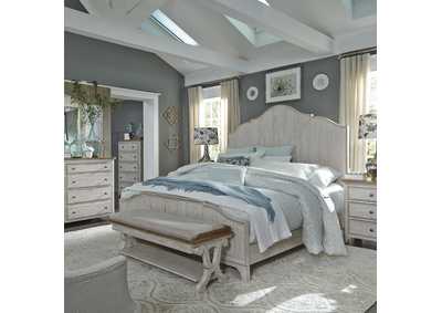 Image for Farmhouse Reimagined California King Panel Bed, Dresser & Mirror, Chest, Nightstand