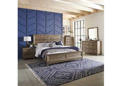 Image for Ridgecrest California King Panel Bed, Dresser & Mirror, Chest, Nightstand