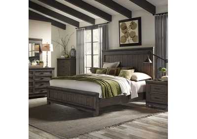 Image for Thornwood Hills California King Panel Bed, Dresser & Mirror, Chest, Nightstand
