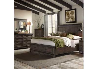Image for Thornwood Hills King Storage Bed, Dresser & Mirror