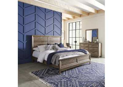 Image for Ridgecrest California King Panel Bed, Dresser & Mirror