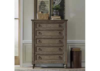 Image for Americana Farmhouse 5 Drawer Chest
