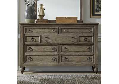 Image for Americana Farmhouse 9 Drawer Dresser