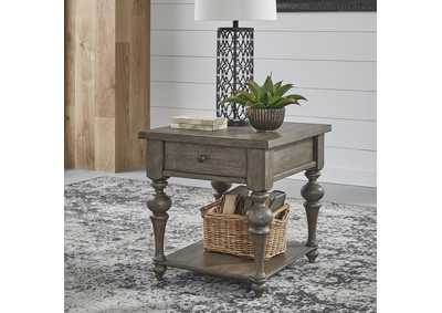 Image for Americana Farmhouse Drawer End Table