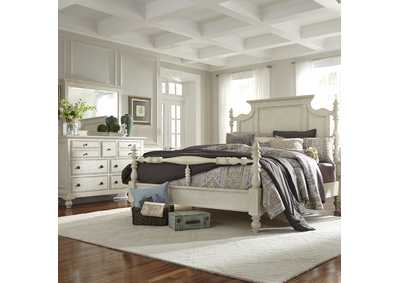 Image for High Country King Poster Bed, Dresser & Mirror