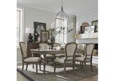 Image for Americana Farmhouse Optional 7 Piece Leg Table Set