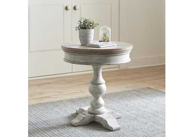 Image for Heartland Round Pedestal Chair Side Table